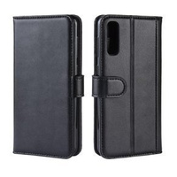 Klapkové puzdro pre Samsung Galaxy A50 / A30s, Leather Flexi Book, čierne