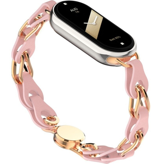 Kobieca bransoleta do Xiaomi Smart Band 10 / 9 / 8, Czarna
