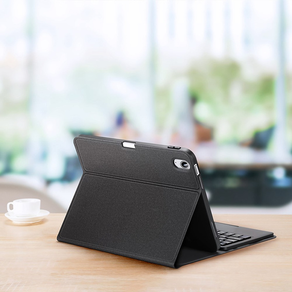 Puzdro + klávesnica iPad 10.9 2022 10 Gen, Dux Ducis Magnetic Keyboard, čierne