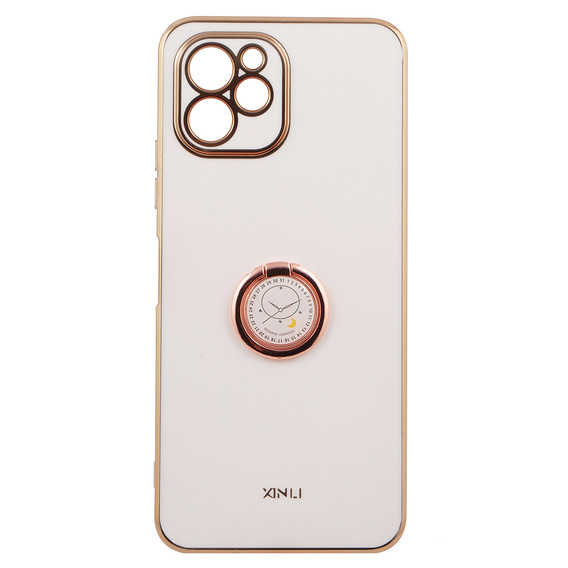Obal na mobil pre Huawei Nova Y61 , Electro Ring, biele