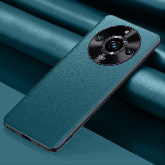 Kožené puzdro pre Realme 11 Pro 5G / Pro+ 5G, leather hybrid, zelený