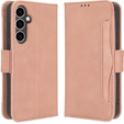 Klapkové puzdro pre Samsung Galaxy S23 FE, Card Slot, ružové