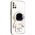 Obal na mobil pre Samsung Galaxy A71, Astronaut, biele
