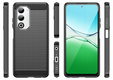 Obal na mobil pre Oppo A5 5G / A5m, Carbon, čierne