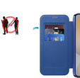 Klapkové puzdro pre Samsung Galaxy S25 FE, RFID Wallet MagSafe CamShield, tmavomodré