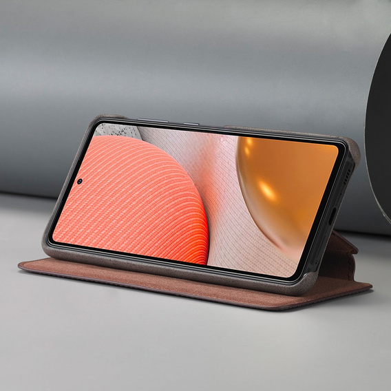 Klapkové puzdro pre Samsung Galaxy A52 5G / 4G, LC.IMEEKE, sivé