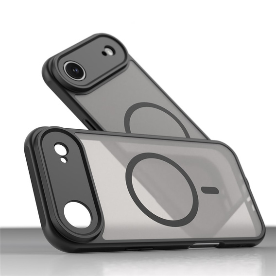 Matné puzdro pre iPhone Air, pre MagSafe, s ochranou fotoaparátu, matné čierne