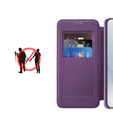 Klapkové puzdro pre Samsung Galaxy S25 Edge, RFID Wallet MagSafe CamShield, fialové