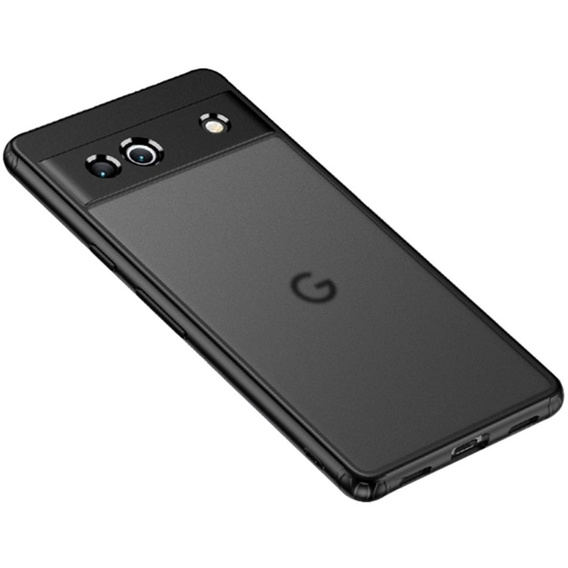 Obal na mobil pre Google Pixel 7a, Fusion Hybrid, transparentné / čierne