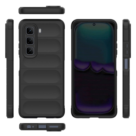 Obal na mobil pre Infinix Hot 50 4G, Gaming Shockproof, čierne
