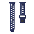 Silikónový remienok pre Apple Watch 1/2/3/4/5/6/7/8/SE/ULTRA 42/44/45/49MM, námornícka modrá