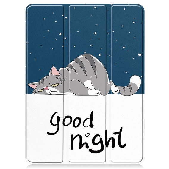 Puzdro pre iPad Pro 11 2024, Smartcase, sleeping cat
