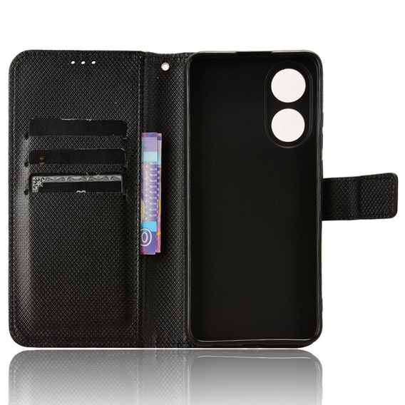 Klapkové puzdro pre Oppo A58 4G, Smart Magnet, čierne