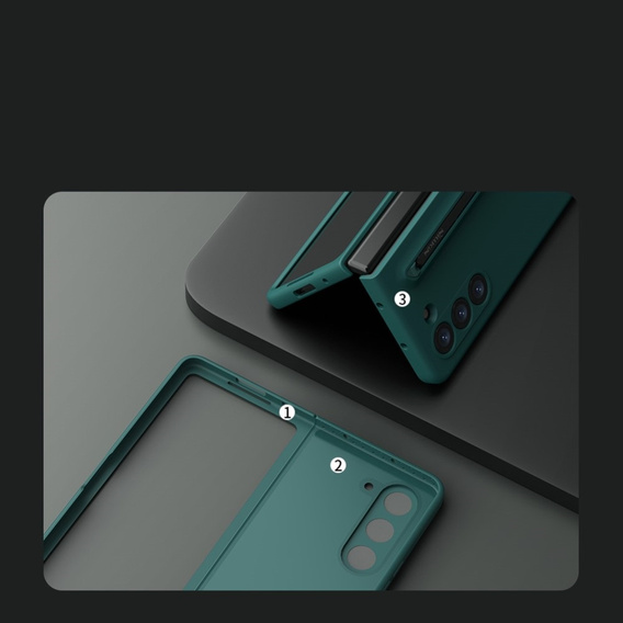 Puzdro NILLKIN pre Samsung Galaxy ZFold5 5G, Pure Flex, zelený