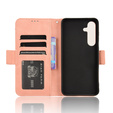 Klapkové puzdro pre Samsung Galaxy S25 FE, Card Slot, ružové