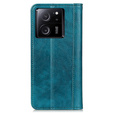 Obal na mobil pre Xiaomi 13T / 13T Pro, Wallet Litchi Leather, zelený