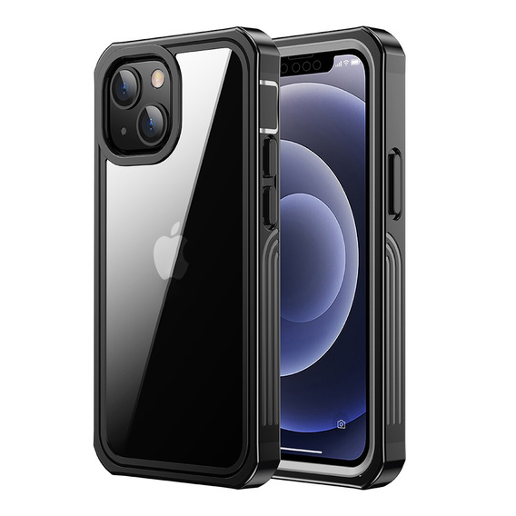 Puzdro pre iPhone 13, Shockproof, s fóliou, modré
