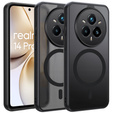 Puzdro pre Realme 14 Pro+ 5G, pre MagSafe, ERBORD Matt Case, čierny