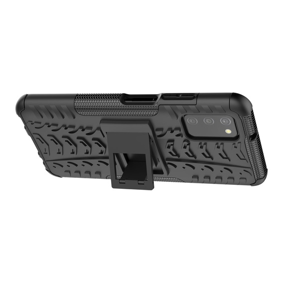 Obal na mobil pre Samsung Galaxy A03s, Tire Armor, čierne