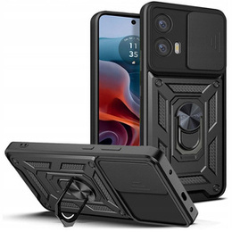 Obal na mobil pre Motorola Moto G34 5G, CamShield Slide, čierne