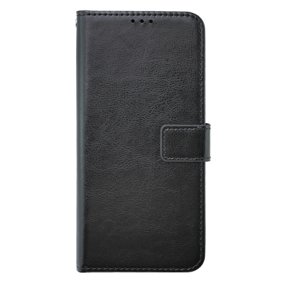 Klapkové puzdro pre Oppo A58 4G, Crazy Horse Wallet, čierne