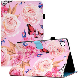Obal na mobil pre Lenovo Tab M10 Plus 10.6 Gen 3 125F/128F, flowers and butterfly
