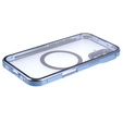 Magnetické puzdro Dual Glass MagSafe pre iPhone 16, modré