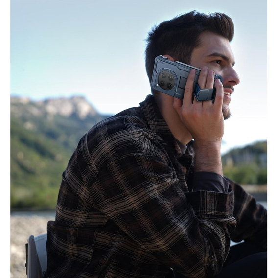 Obrnené puzdro pre OnePlus 12, Dexnor Full Body (Two Frames), modré
