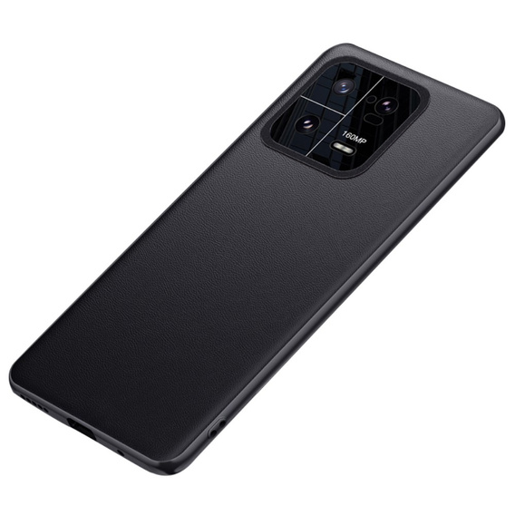 Kožené puzdro pre Xiaomi 13 Pro, leather hybrid, čierne