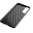 Obal na mobil pre Samsung Galaxy S21 FE, Carbon Gel, čierne