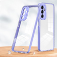 Obal na mobil pre Samsung Galaxy A14 5G, Fusion Hybrid, transparentné / fialové