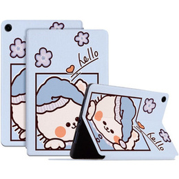 Puzdro s chlopňou pre Samsung Galaxy Tab A9+, blue cat