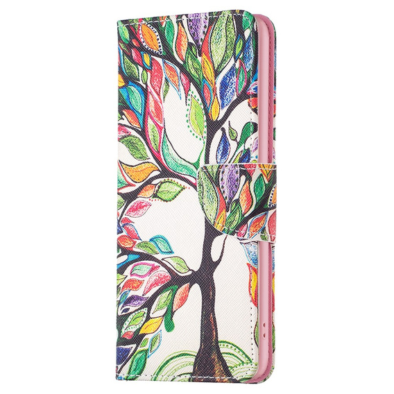 Klapkové puzdro pre Samsung Galaxy M34, Wallet, tree of life, biele