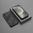 Puzdro pre Samsung Galaxy A56 5G, Military kickstand, čierne