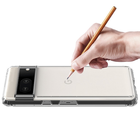 Obal na mobil pre Google Pixel 7, Fusion Hybrid, priehľadné