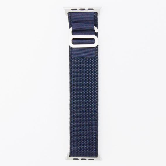 Nylonový remienok pre Apple Watch 1/2/3/4/5/6/7/8/SE/ULTRA 42/44/45/49 mm, námornícky modrý