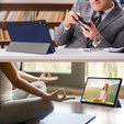 Puzdro pre Samsung Galaxy Tab S9, Smartcase s priestorom pre stylus, tmavomodré