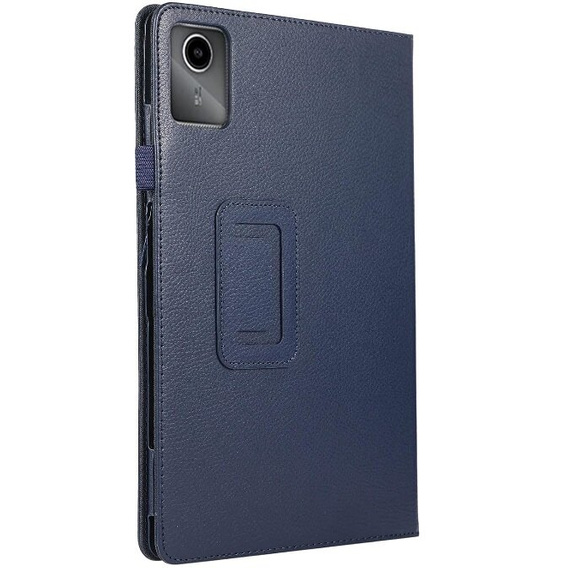 Puzdro pre Lenovo Tab M11, bi-fold, s chlopňou, tmavomodré