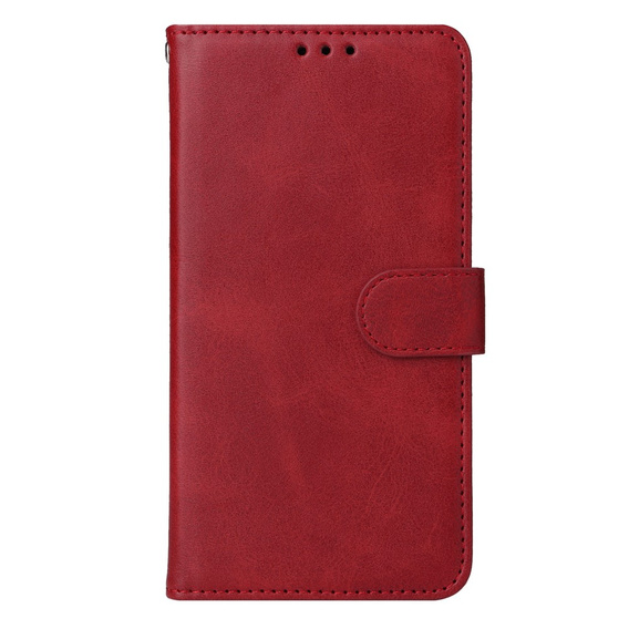 Klapkové puzdro pre Samsung Galaxy A54 5G, Leather Wallet, červené
