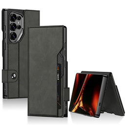 GKK Card Slot Wallet flip case pre Samsung Galaxy S26 Ultra, čierna