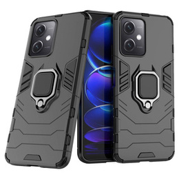 Obal na mobil pre Xiaomi Redmi Note 12 5G / POCO X5 5G, Kickstand Ring, čierne