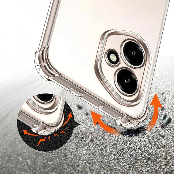 Obal na mobil pre Honor 400 5G, Dropproof, priehľadné