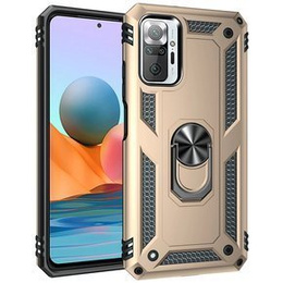 Pancierované obal na mobil pre Xiaomi Redmi Note 10 Pro, Nox Case Ring, zlaté