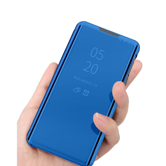 Obal na mobil pre Xiaomi Mi 10 Lite, Clear View, modré