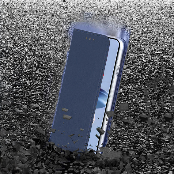 Klapkové puzdro pre Oppo Reno 11F 5G, Smart Magnetic, tmavomodré + 9H sklo