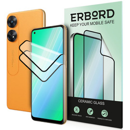 2x keramické hybridné sklo ERBORD pre Oppo Reno8 T 4G