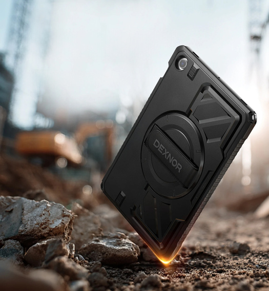 Puzdro Dexnor 360° s remienkom a držiakom na stylus pre Samsung Galaxy Tab A9+