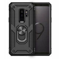 Pancierované obal na mobil pre Samsung Galaxy S9+ Plus, Nox Case Ring, čierne