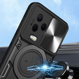 Pancierované puzdro pre Infinix Note 12 2023, CamShield Slide, čierne