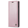 CASEME flipové puzdro pre Samsung Galaxy S10+ Plus, Waxy Textured, ružové